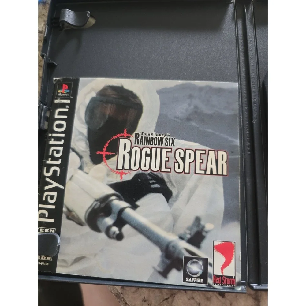 Tom Clancy's Rainbow Six Rogue Spear (Sony PlayStation 1, 2001) PS1 Complete